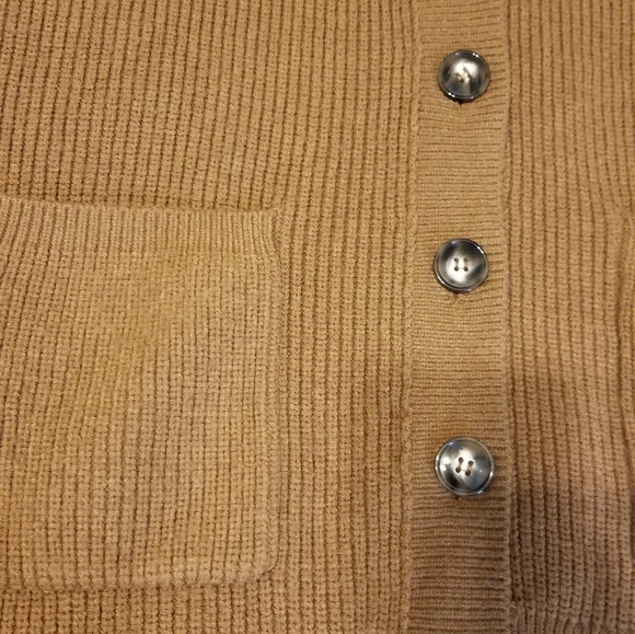 Zara oversized knit button vest - Picture 3 of 6
